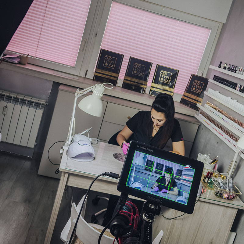 Produkcja wideo dla salonu kosmetycznego — film wizerunkowy Mas Bonita Kielce, Solvefilm
